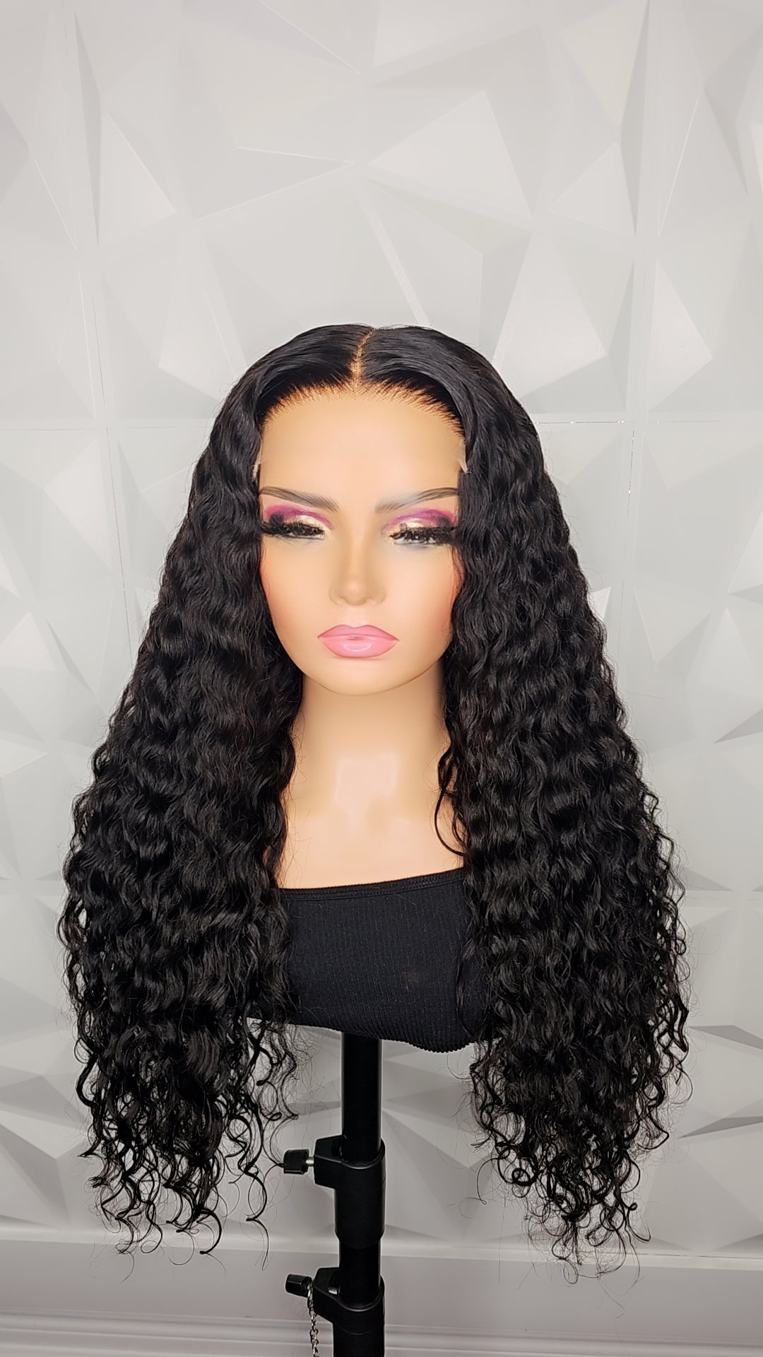 Water Wave HD Lace Closure Wig – Virgin Human Hair, 5x5 Lace