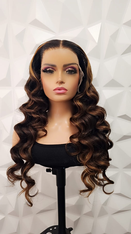 13x6 HD Lace Body Wave Wig Colored Virgin Human Hair