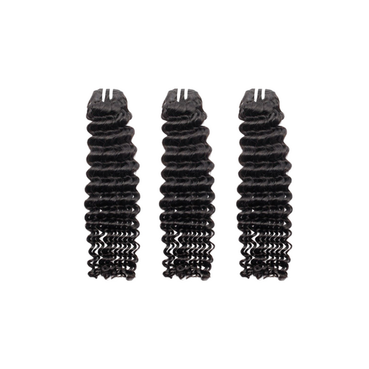 Deep Wave Bundle Virgin Double Drawn Human Hair