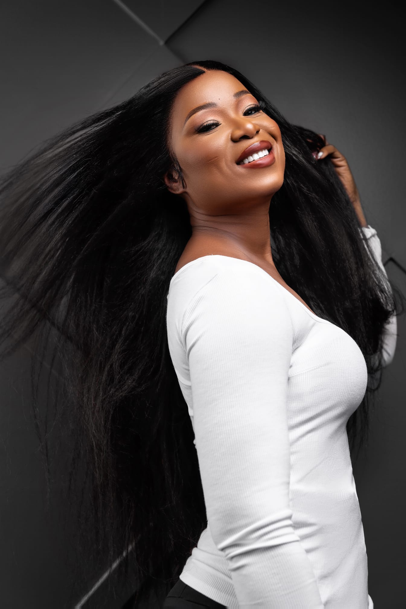 Moving Straight HD Lace Closure Wig Virgin Human Hair, 5x5 Lace