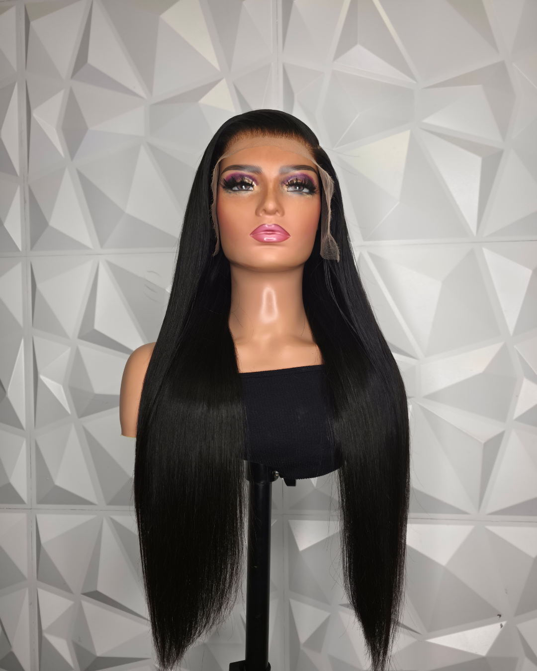 Straight HD Lace Frontal Wig – Virgin Hair, 13x6 Lace