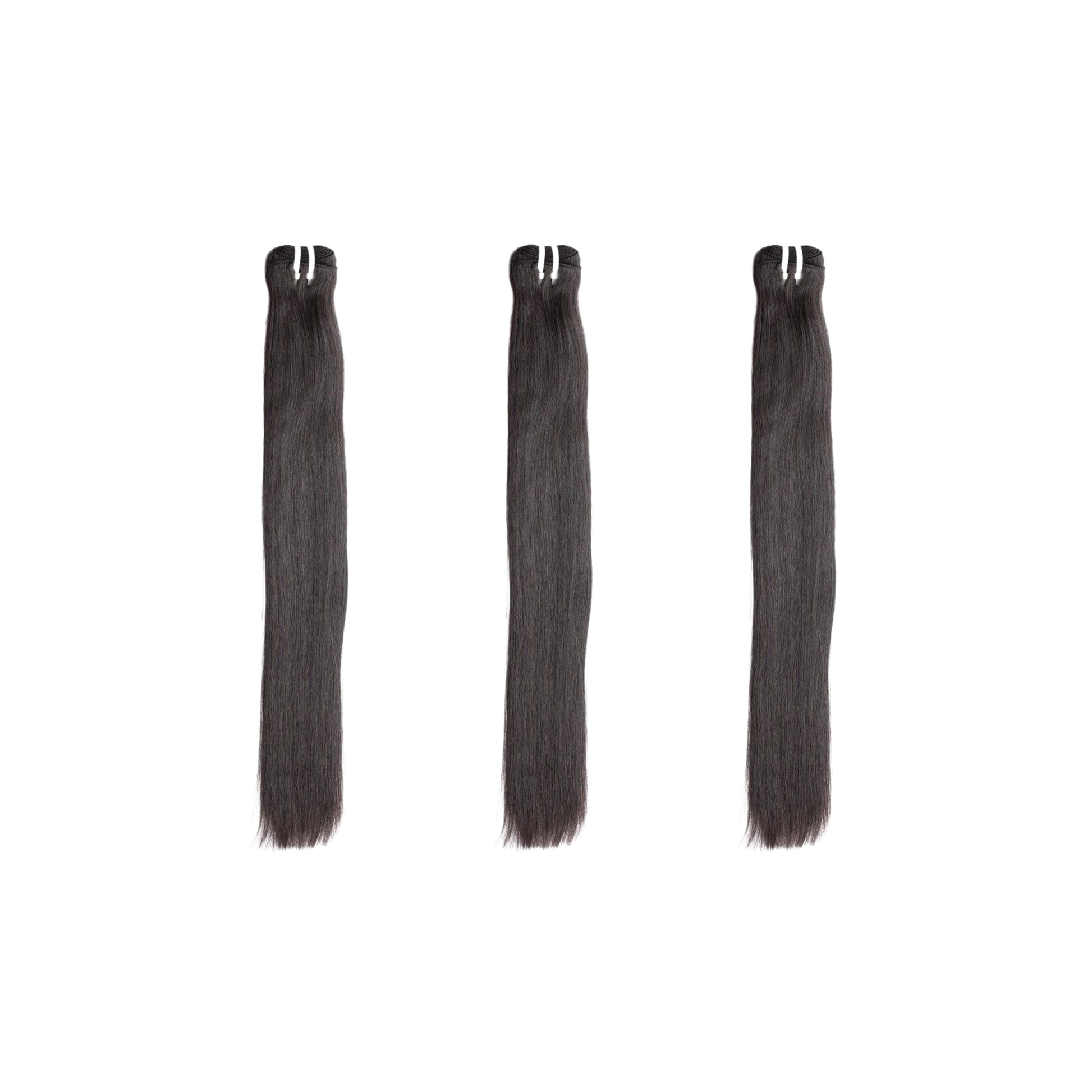 Straight Hair Bundle Deals – 100% Virgin Double Drawn Human Hair (3 or 4 Bundles)