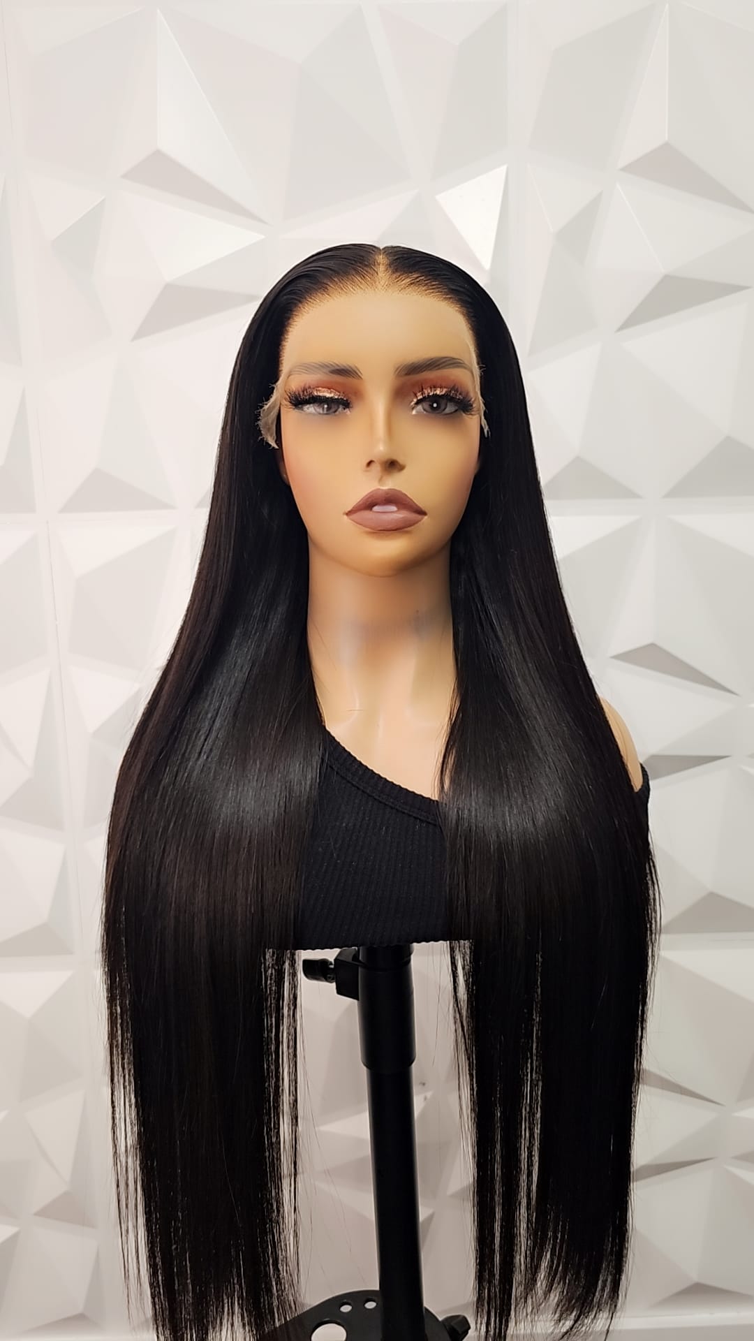 mannequin 5x9 HD Lace Straight Wig – 26” Virgin Human Hai